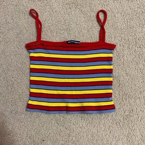 Brandy Melville square-neck crop top